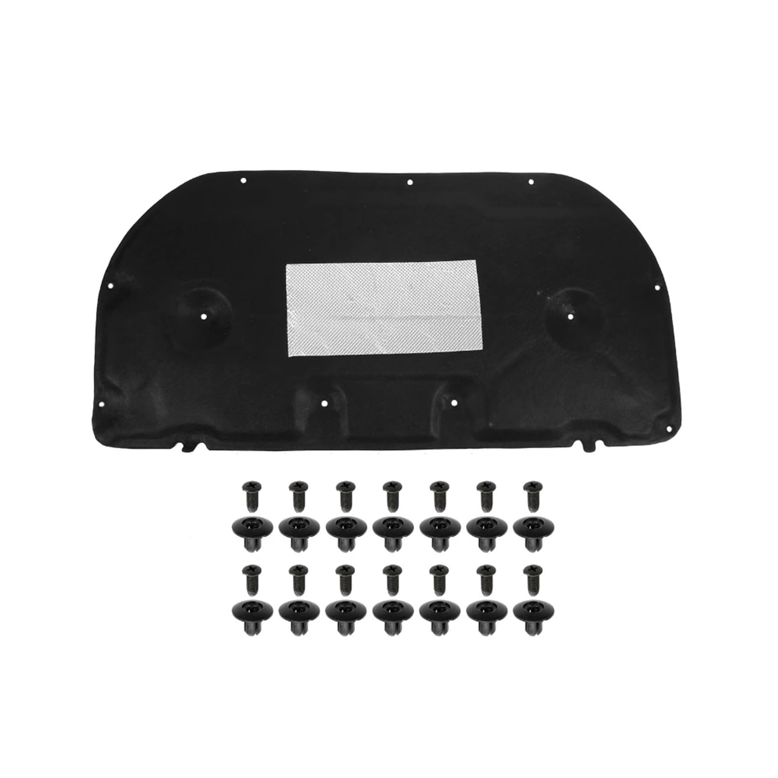 ROXENT For Toyota, for Prado 2010–2017, vordere Motorhaube, Schallwärmedämmung, Wattepad, schalldichte Mattenabdeckung, Schaumstoff-Aluminiumblech Auto-Motorhauben-Isolator von ROXENT