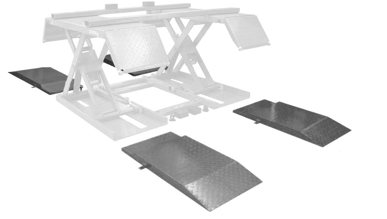 Auffahrrampen Sportliche Fahrzeuge Set für RP-8500P Scherenbühnen (4 STK. Rampen) von RP-TOOLS