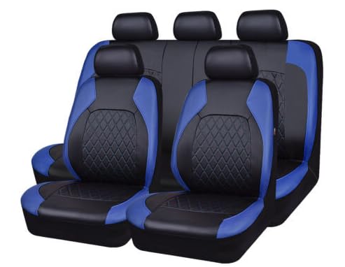 RPSRLS Auto Sitzbezüge Sets für Ford Fiesta MK6 2002 2003 2004 2005 2006 2007 2008, Autositzbezüge Schonbezüge Sitzschoner Innenraum Zubehör,Treasure Blue von RPSRLS