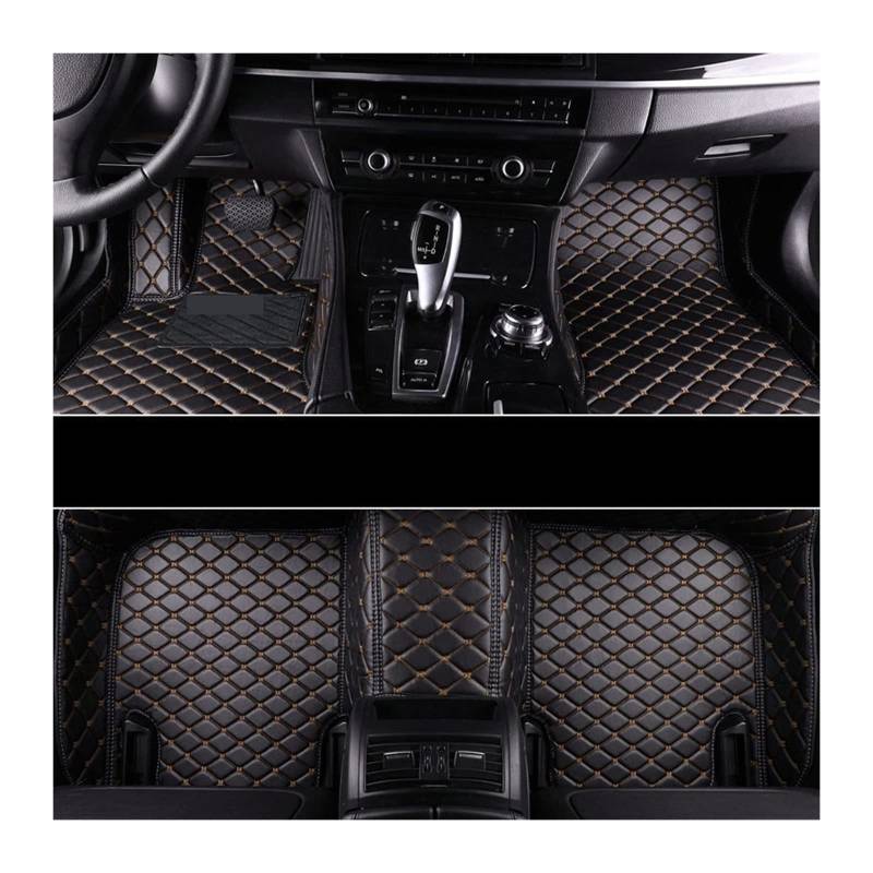 3D Leder Auto Bodenmatte Kompatibel Mit KIA Optima K5 2010-2019 III IV 3D Fußmatten Innenraum Zubehör für Autos(BLACK-COFFEE) von RQIVOTLEN