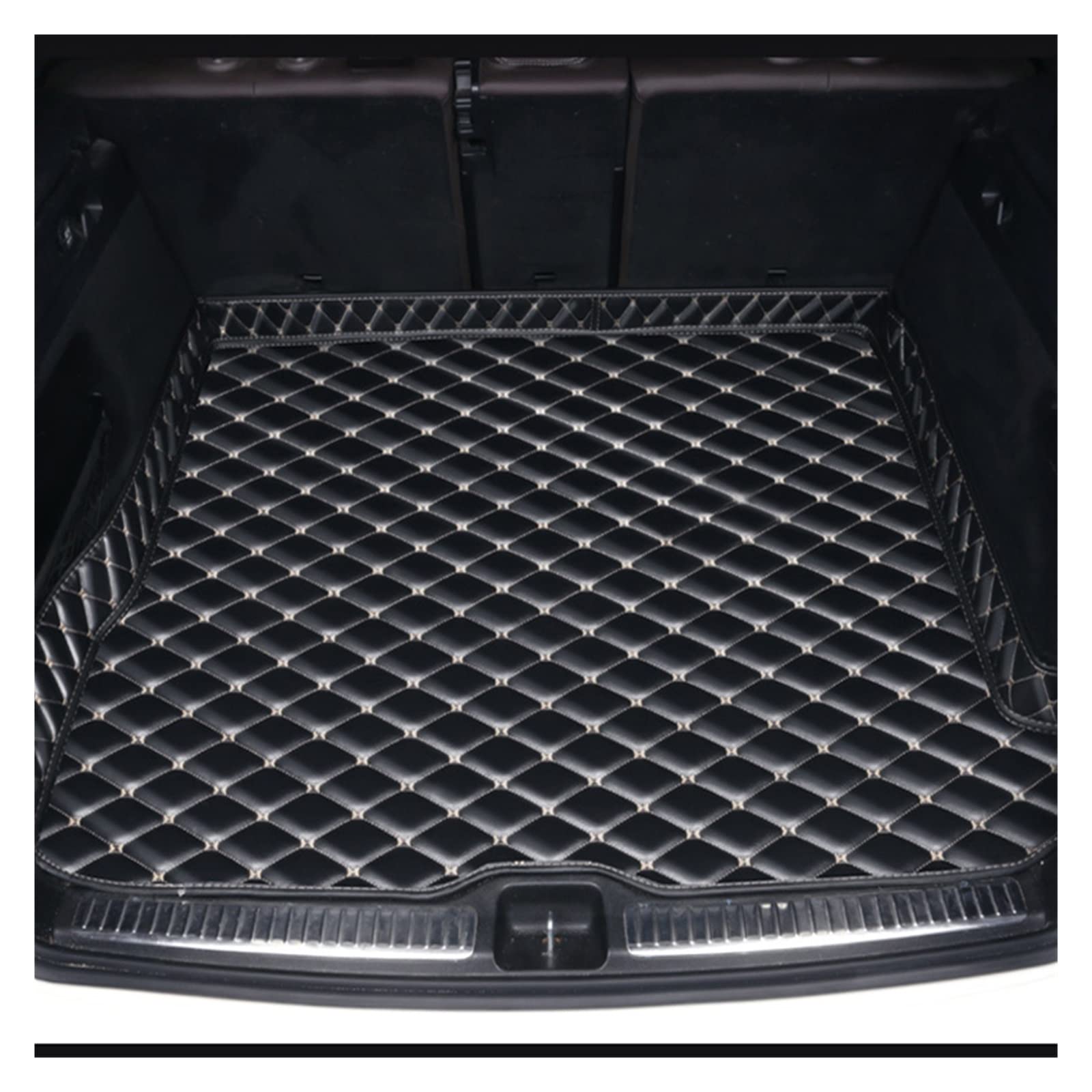 Benutzerdefinierte Auto Trunk Matten Kompatibel Mit Q5 2009-2018 2019-2022 Autozubehör Auto Goods Interior Details(Black White,Q5 2019-2022) von RQIVOTLEN