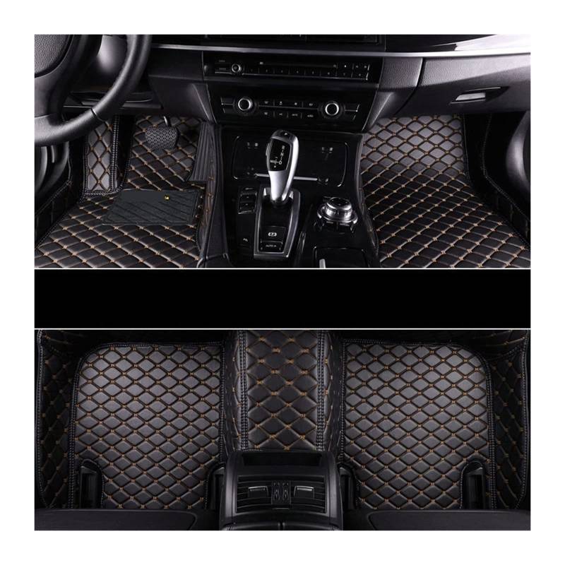 Car Floor Mats Special Compatible With Mercedes C Class Car Styling 3D Leather Car Floor Mat Car Floor(BLACK-COFFEE) von RQIVOTLEN