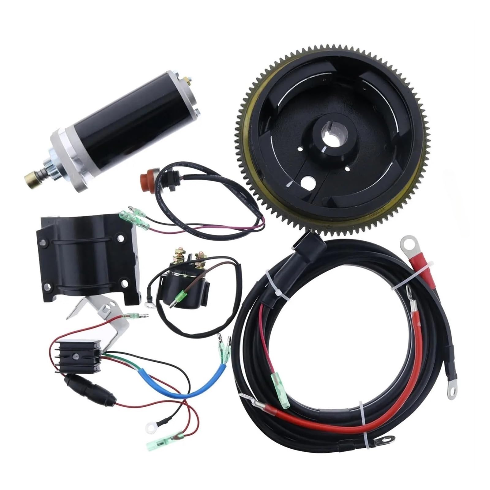 ELECTRIC START KIT Compatible With YAMAHA PARSUN HIDEA 2 STROKE 9.9HP 15HP 18HP OUTBOARD MOTOR von RQIVOTLEN