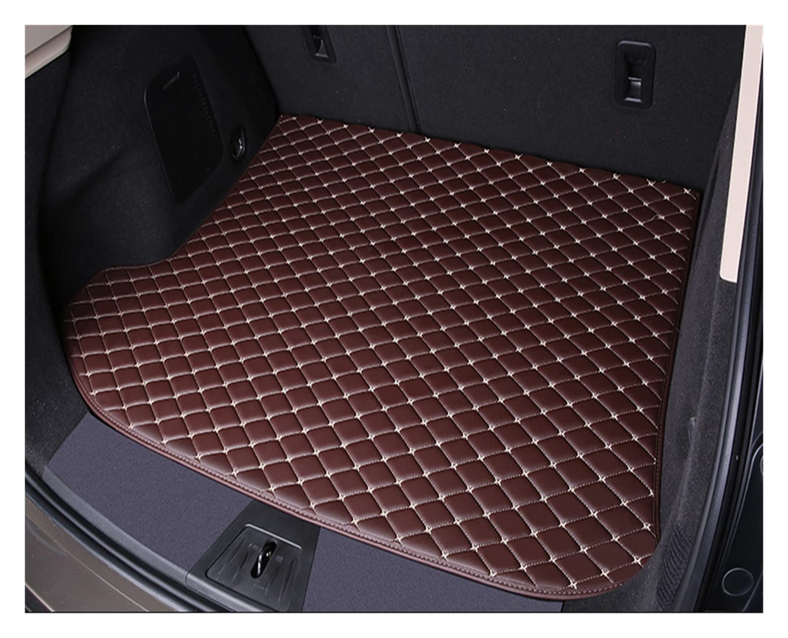 Leder Kofferraum Matten Kompatibel Mit Land Rover Freelander 2 2010 2011 2012Tray Cargo Liner Zubehör Styling(1pcs-03) von RQIVOTLEN