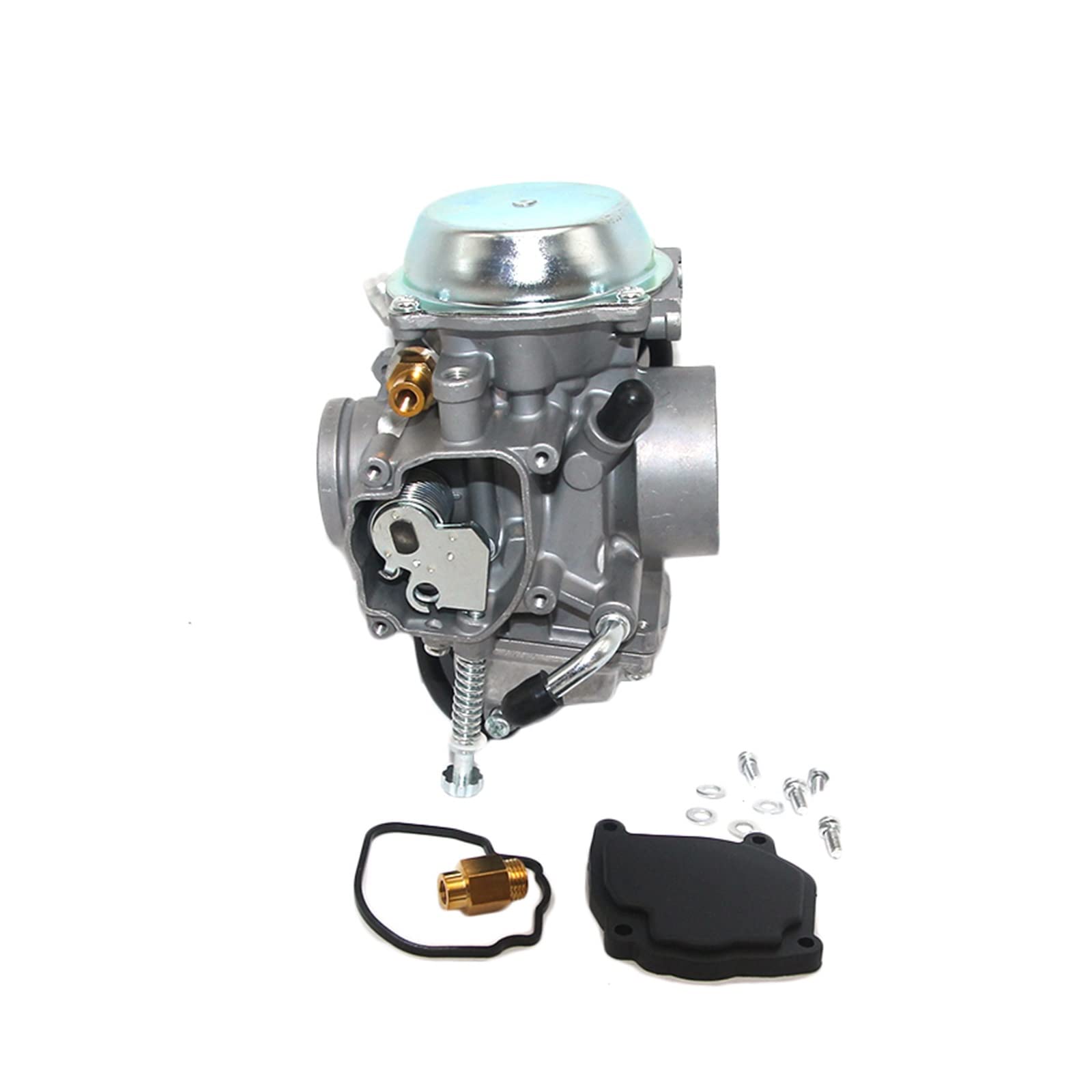 PD34J 34-mm-Vakuumvergasergehäuse, kompatibel mit POLARIS 400 1995–2010, universeller 400- bis 600-ccm-Rennmotor, UTV, ATV von RQIVOTLEN