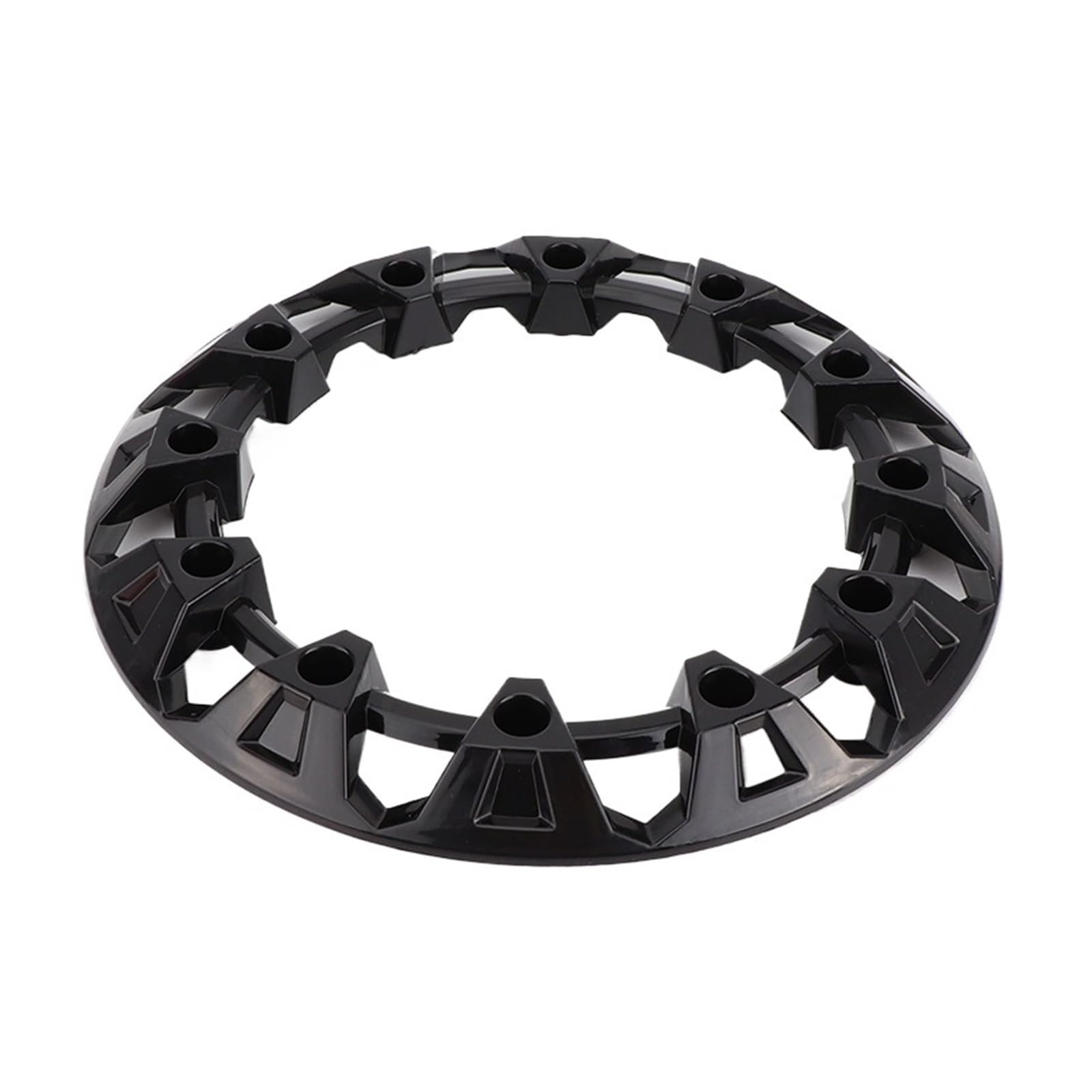 RQMPHUGNCF 4 x 15,2 cm ATV-Radzierblende, Nabenschutz, Dekor, Felgenkappe, Fahrzeug, All-Terrain-Radabdeckung, passend für 15,2 cm (6 Zoll) Räder (schwarz) von RQMPHUGNCF