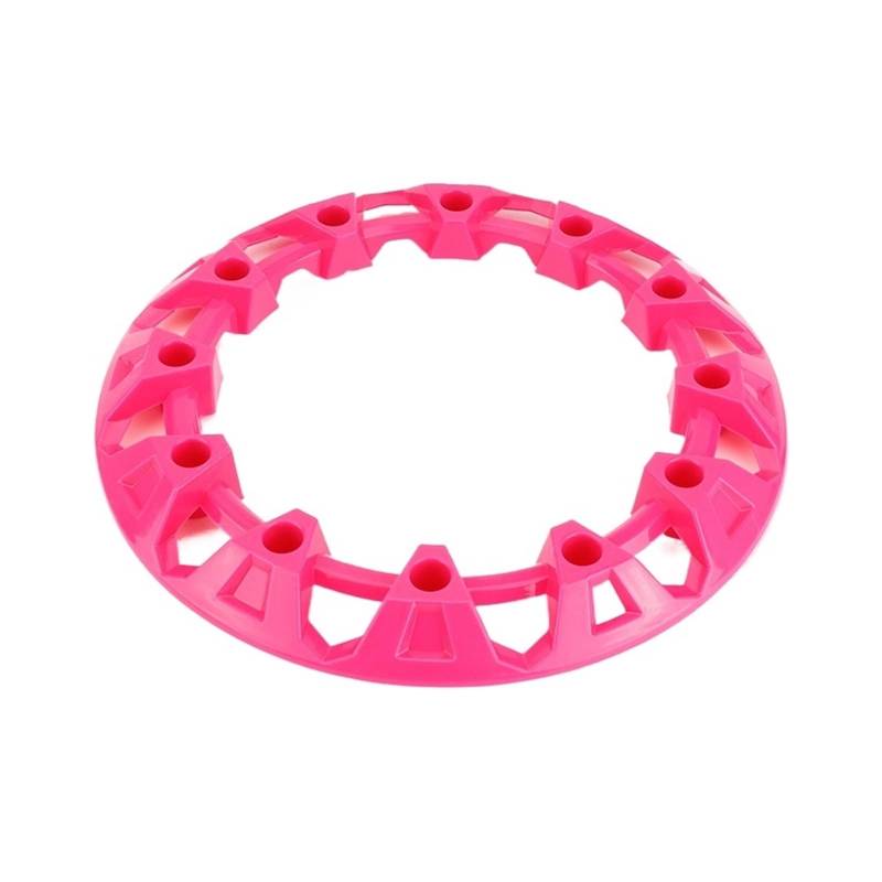 RQMPHUGNCF 4 x 15,2 cm ATV-Radzierblende, Nabenschutz, Dekoration, Felgenkappe, Fahrzeug, All-Terrain-Radabdeckung, passend für 15,2 cm (6 Zoll) Räder (Rosa) von RQMPHUGNCF