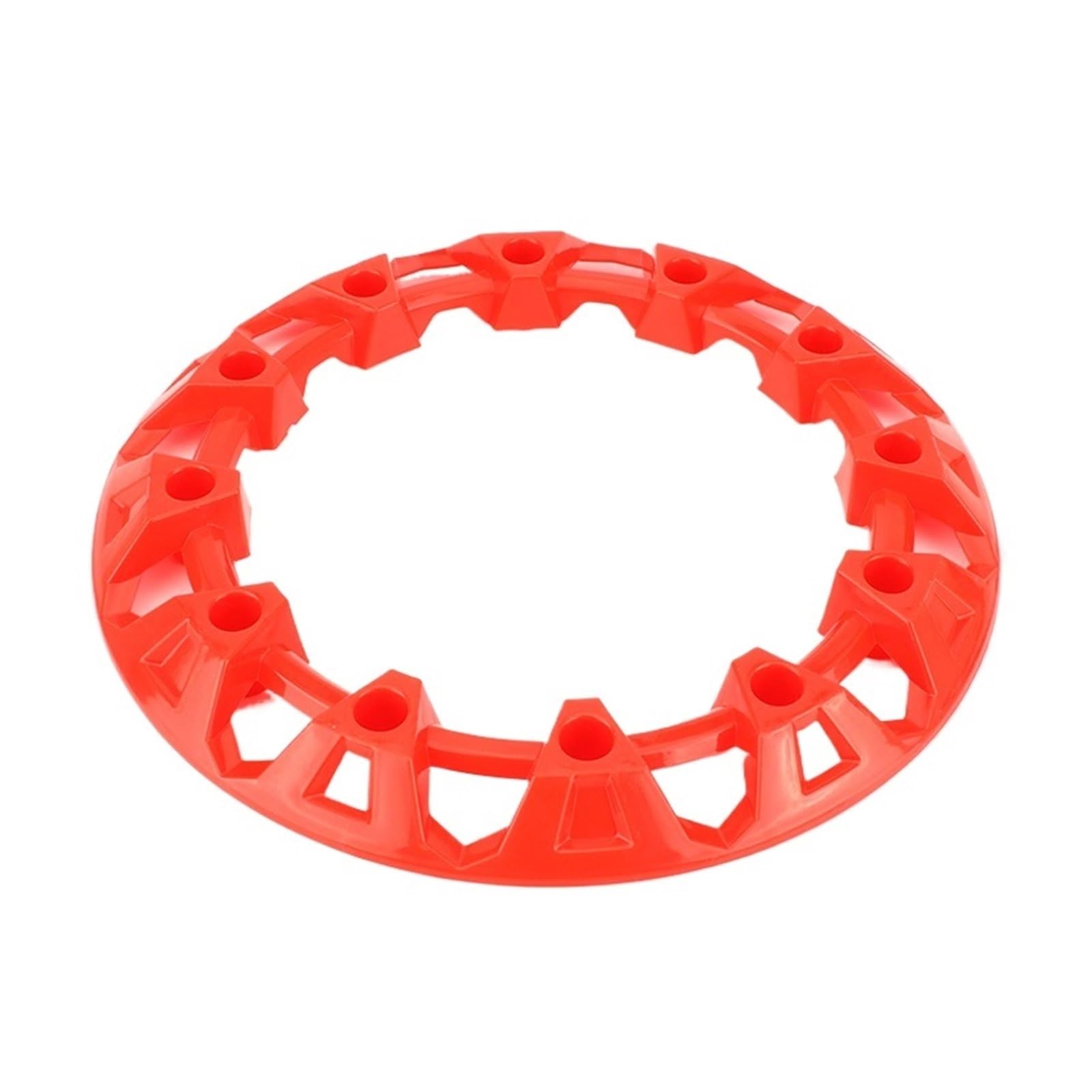 RQMPHUGNCF 4 x 15,2 cm ATV-Radzierblende, Nabenschutz, Dekoration, Felgenkappe, Fahrzeug, All-Terrain-Radabdeckung, passend für 15,2 cm (6 Zoll) Räder (rot) von RQMPHUGNCF