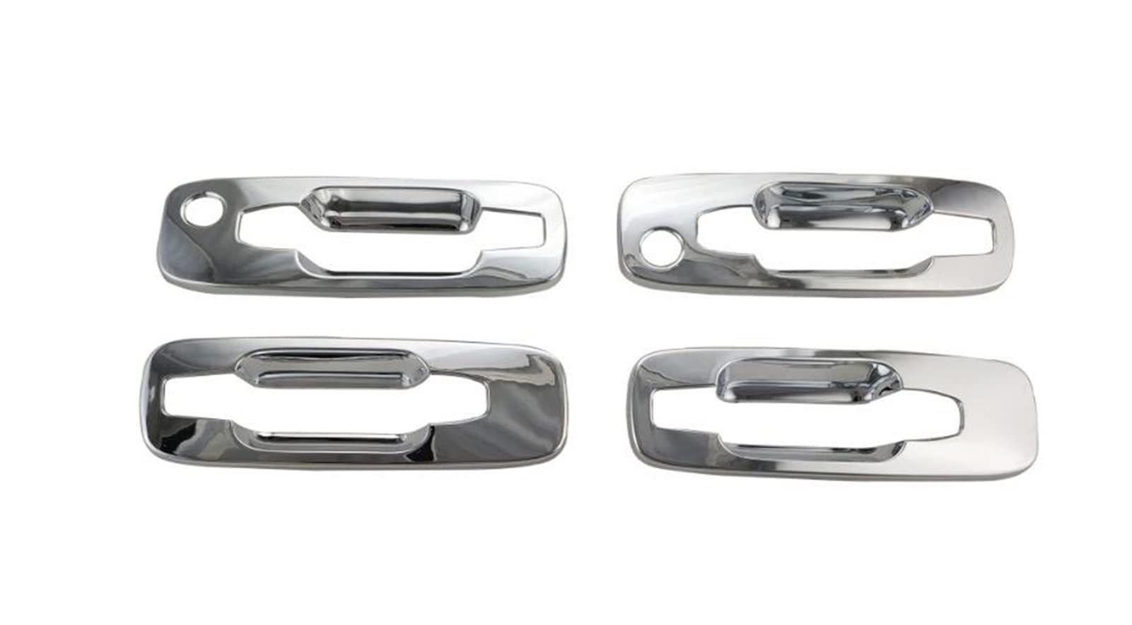 RQUDULXGX 4 STÜCK ABS Chrome Plattierte Türgriffschüsselabdeckungen Zierleiste for Nissan Fit for X-Trail 2000-2010 T30 Zubehör Autoänderung Äußerer Türgriff von RQUDULXGX