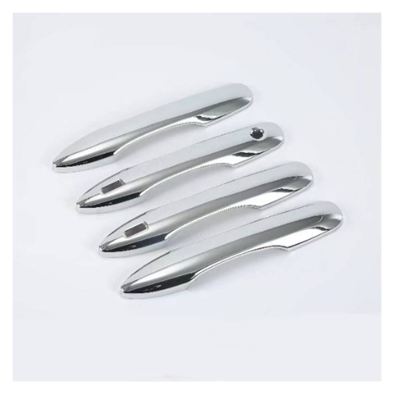 RQUDULXGX Autozubehör Auto Seitentür Griffabdeckung Zierleistenforms ABS Chrome 4pcs Fit for Toyota Fit for PRIUS Fit for Phv 50 XW50 ZVW50 2016 2017 2018 Äußerer Türgriff von RQUDULXGX