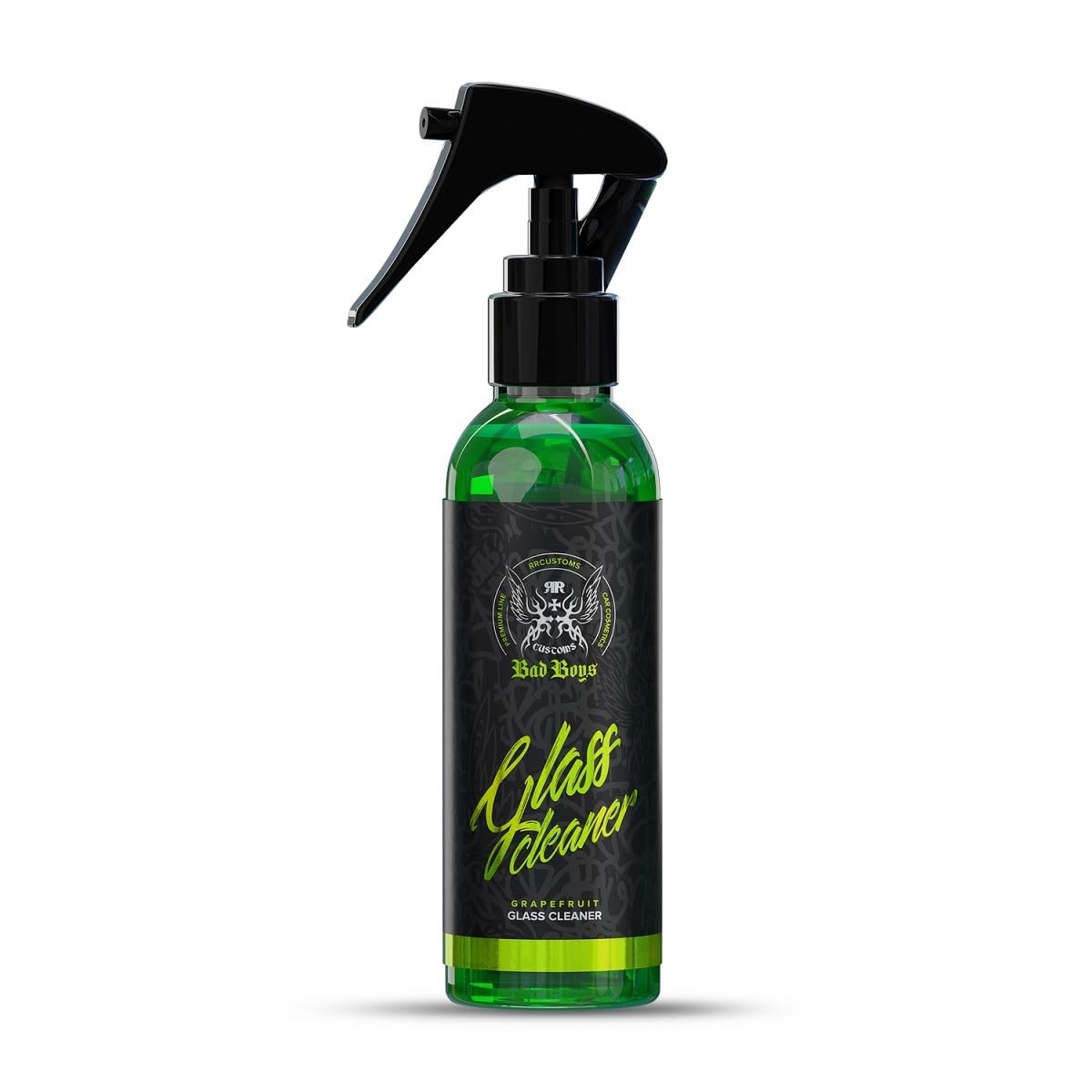 BadBoys Glasreiniger 150ml Abperleffekt - 100% Streifenfrei - Intensiv Scheibenreiniger für Innen & Außen lasreiniger Auto für Windschutzscheiben Glass Cleaner von RR CUSTOMS