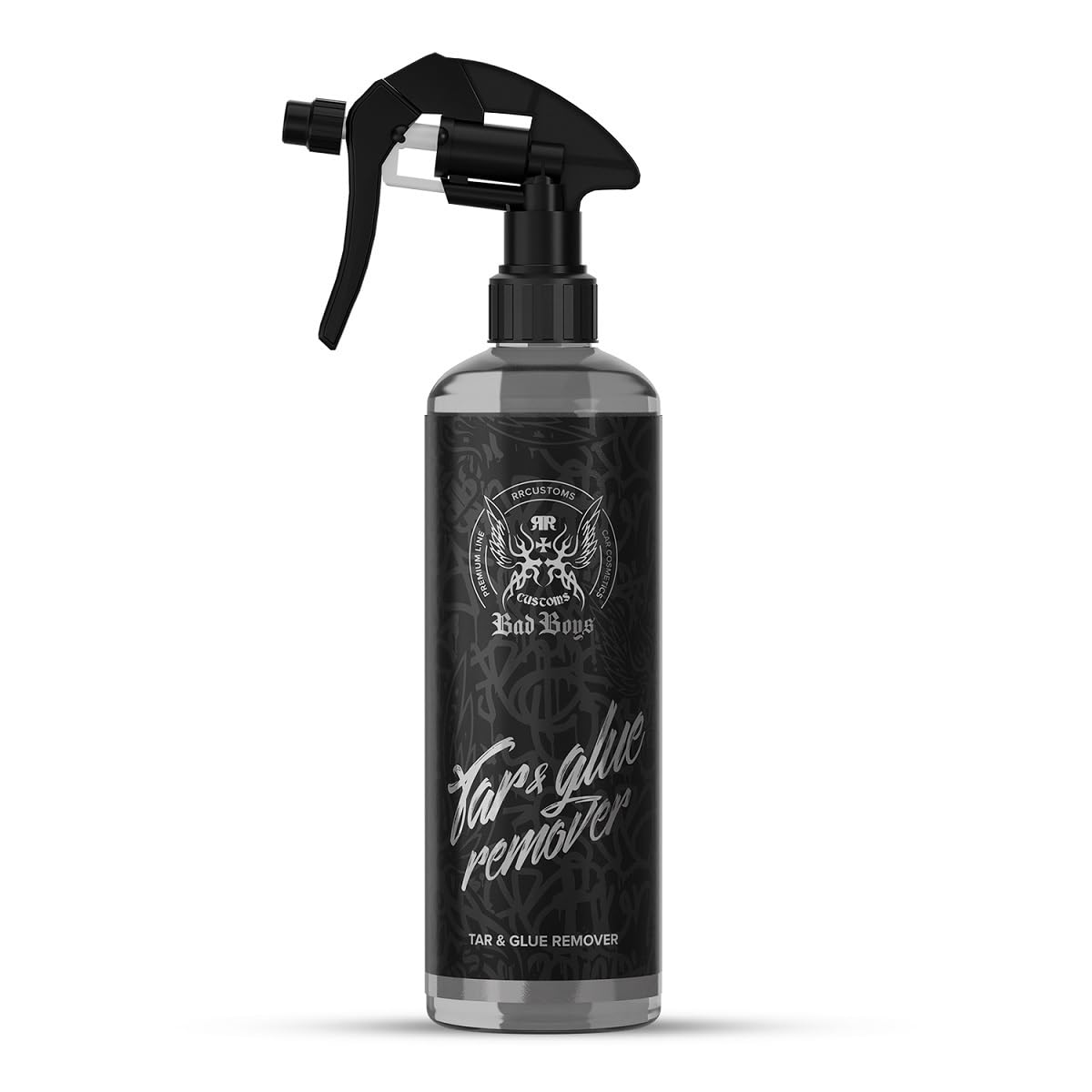 BadBoys Asphalt & Klebstoffentferner Tar Glue Remover 500ml müheloses Entfernen von Farben, Etiketten, Aufklebern, Teer und Harz von glatten Untergründen von RR CUSTOMS