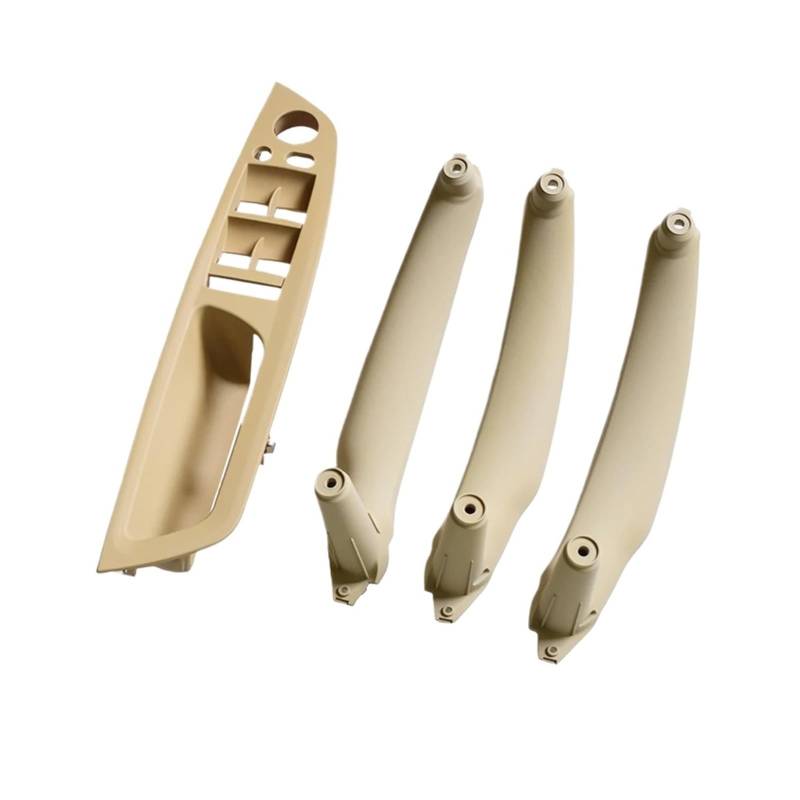 Auto Innen Türgriff Auto Vorne Fahrersitz LHD RHD Innen Türgriff Inneren Panel Pull Trim Abdeckung Für E70 Für E71 Für X5 Für X6 Türgriff Innen Autotürgriff(LHD Beige 4) von RRKBDQEL