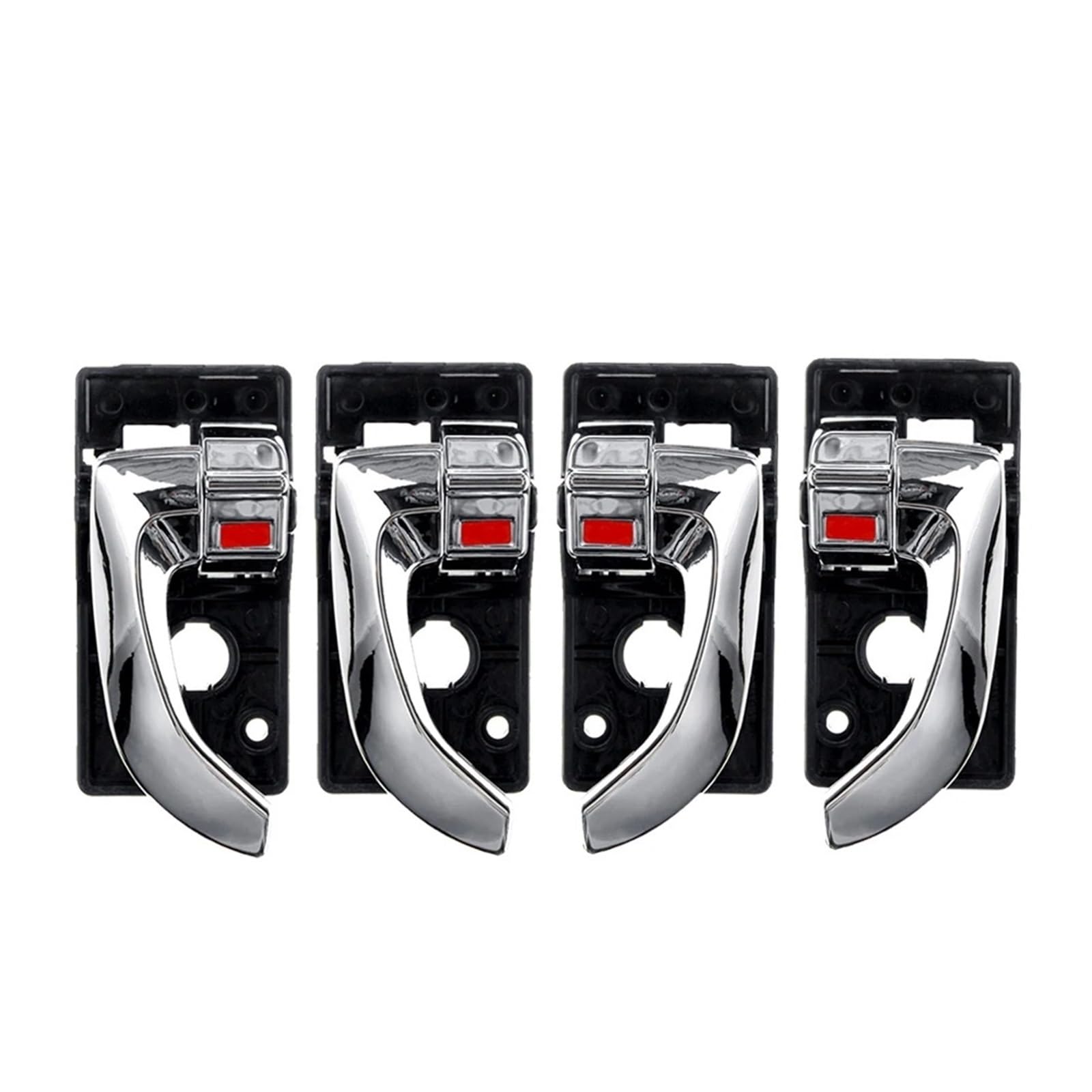 Auto Innen Türgriff Für Hyundai Für Tucson 2005 2006 2007 2008 2009 Auto Links Rechts Innen Innen Tür Griff Set Auto Zubehör Türgriff Innen Autotürgriff(4 Set Chrome) von RRKBDQEL