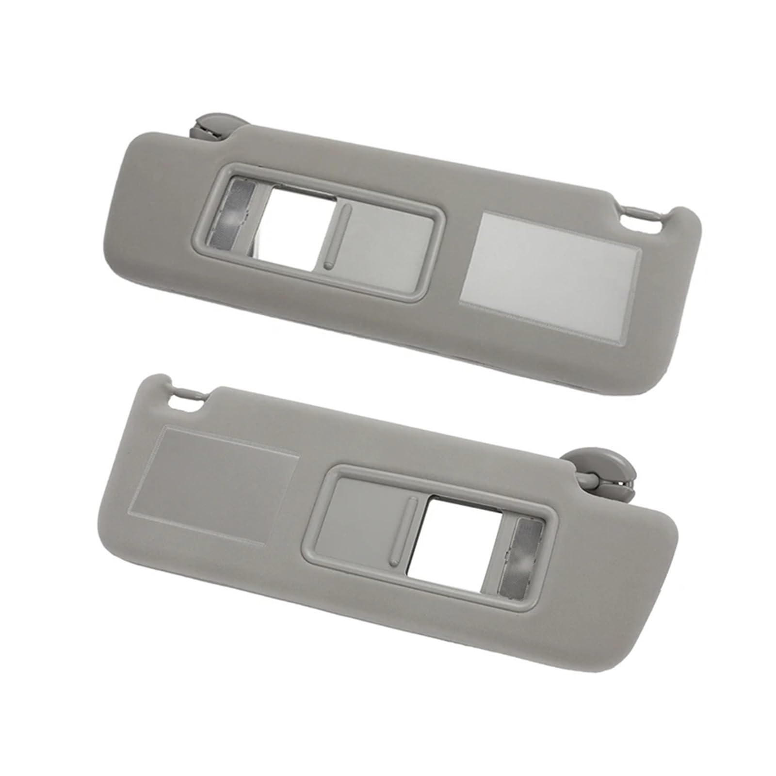 Auto-Visier 2003-2009 Für Toyota Für Land Für Cruiser Für Prado LC 120 Sonnenblende Mit Lampe Seite Fahrer Beifahrer Seite Sonnenblende Extender Anti-Blende Fahrerhaus Sonnenblende(Gray 1 Pair) von RRKBDQEL