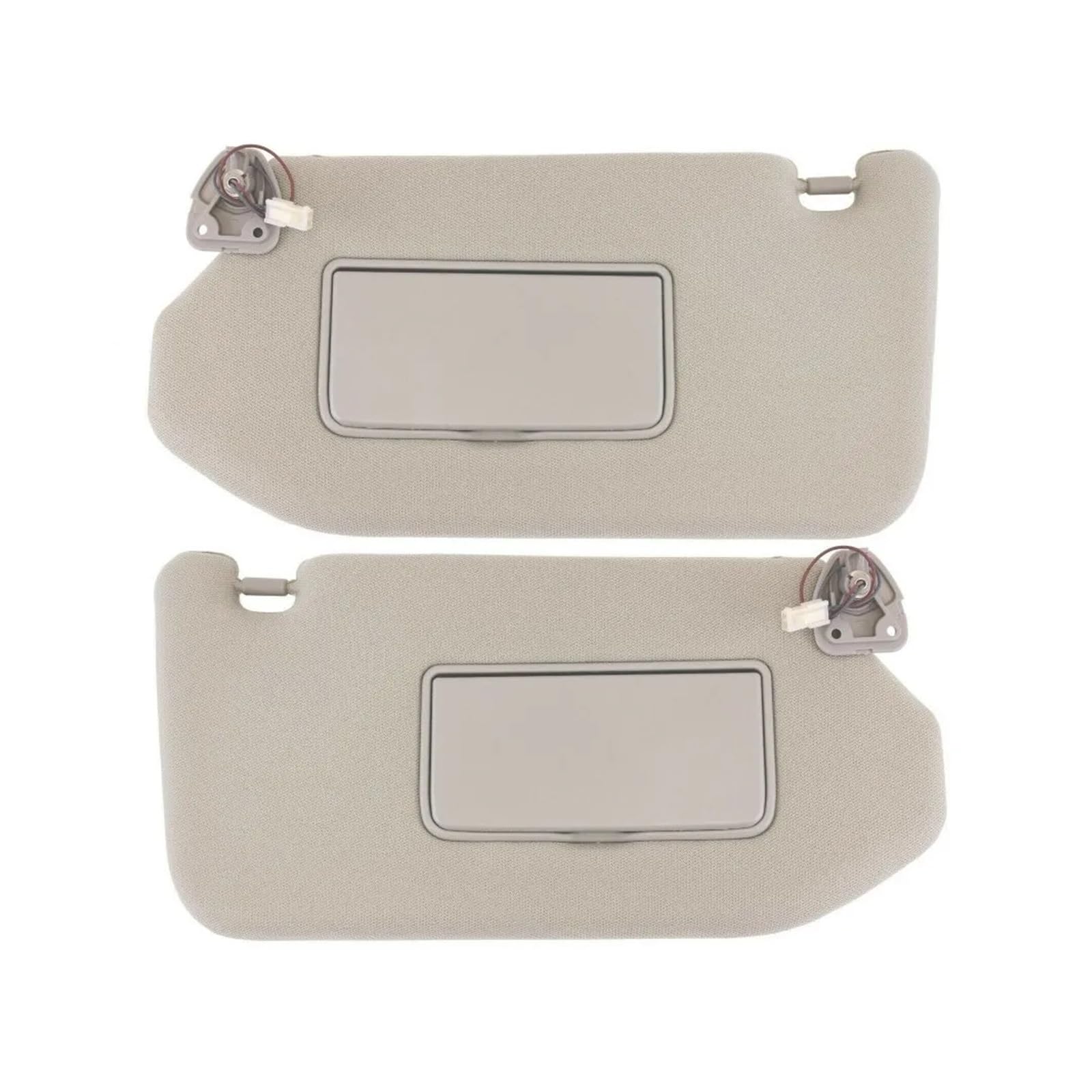 Auto-Visier Grau Beige Für Infiniti Für QX60 2014-2015 2016 2017 Für JX35 2013 Auto Sonnenblende Schatten Links Rechts Seite Fahrerseite Fahrerhaus Sonnenblende(A Pair of Beige) von RRKBDQEL