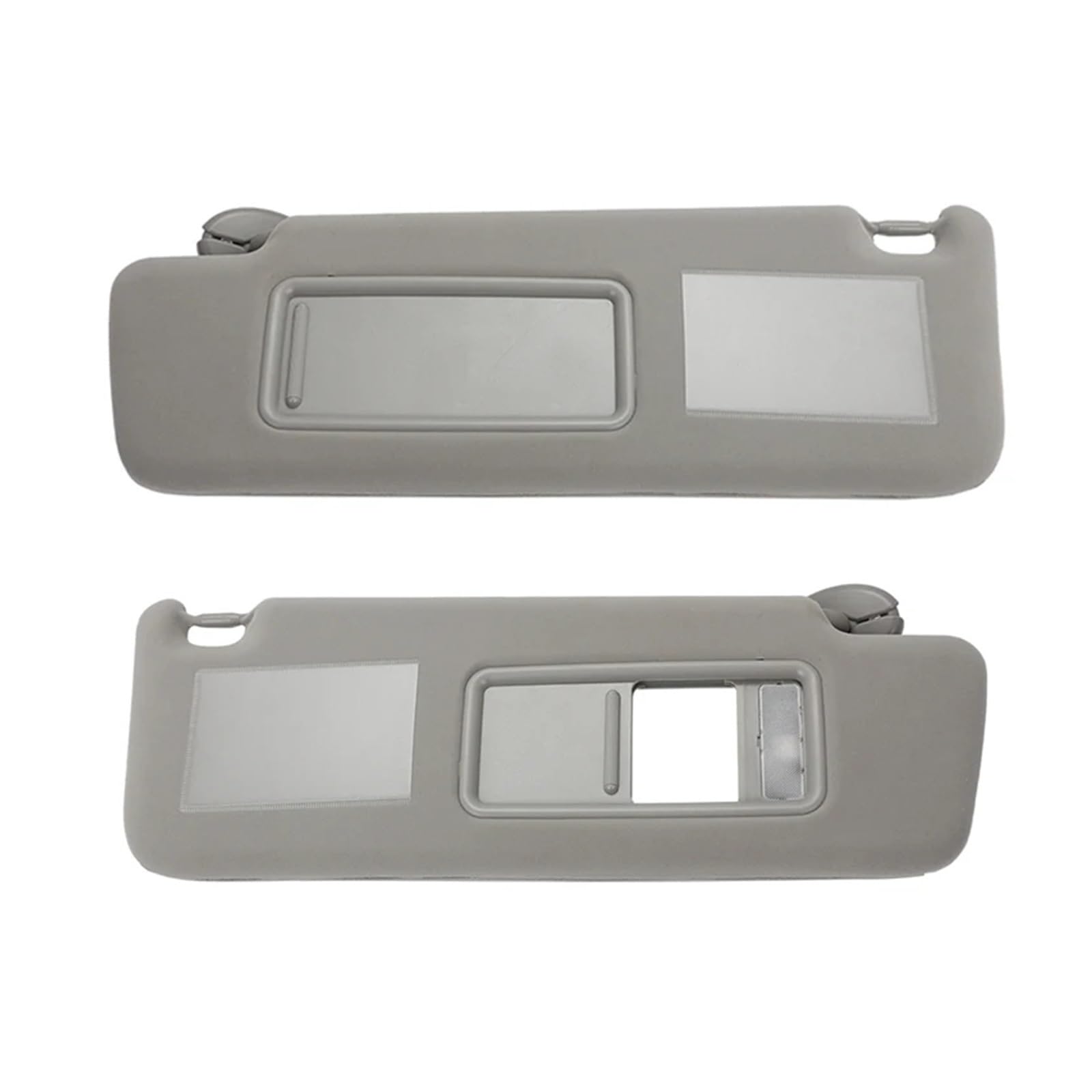 Auto-Visier Sonnenblende, Grau Beige, Links Rechts, Fahrer-/Beifahrerseite, Auto-Sonnenblende Für Toyota Für Land Für Cruiser Für J12 Für Prado LC 2002-2009 Fahrerhaus Sonnenblende(Gray 1 Set) von RRKBDQEL