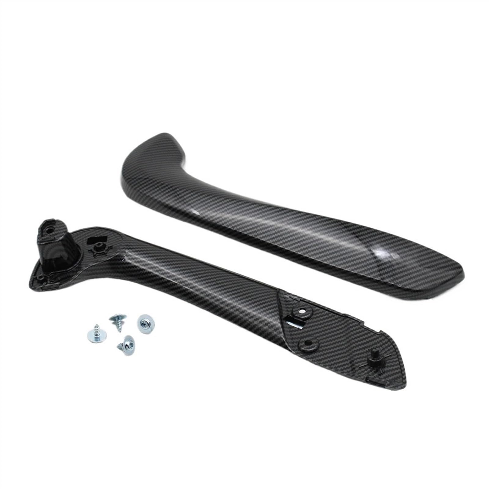 Auto innen Innentür Pull Griff 2 STÜCKE Auto Vorne Links Rechts Innentürgriff Greifen Kit 809600007R Für Megane 3 MK3 Für Fluence 2008-2010 2011-2016 809540001R Autotürgriff innen(Carbon Right) von RRKBDQEL