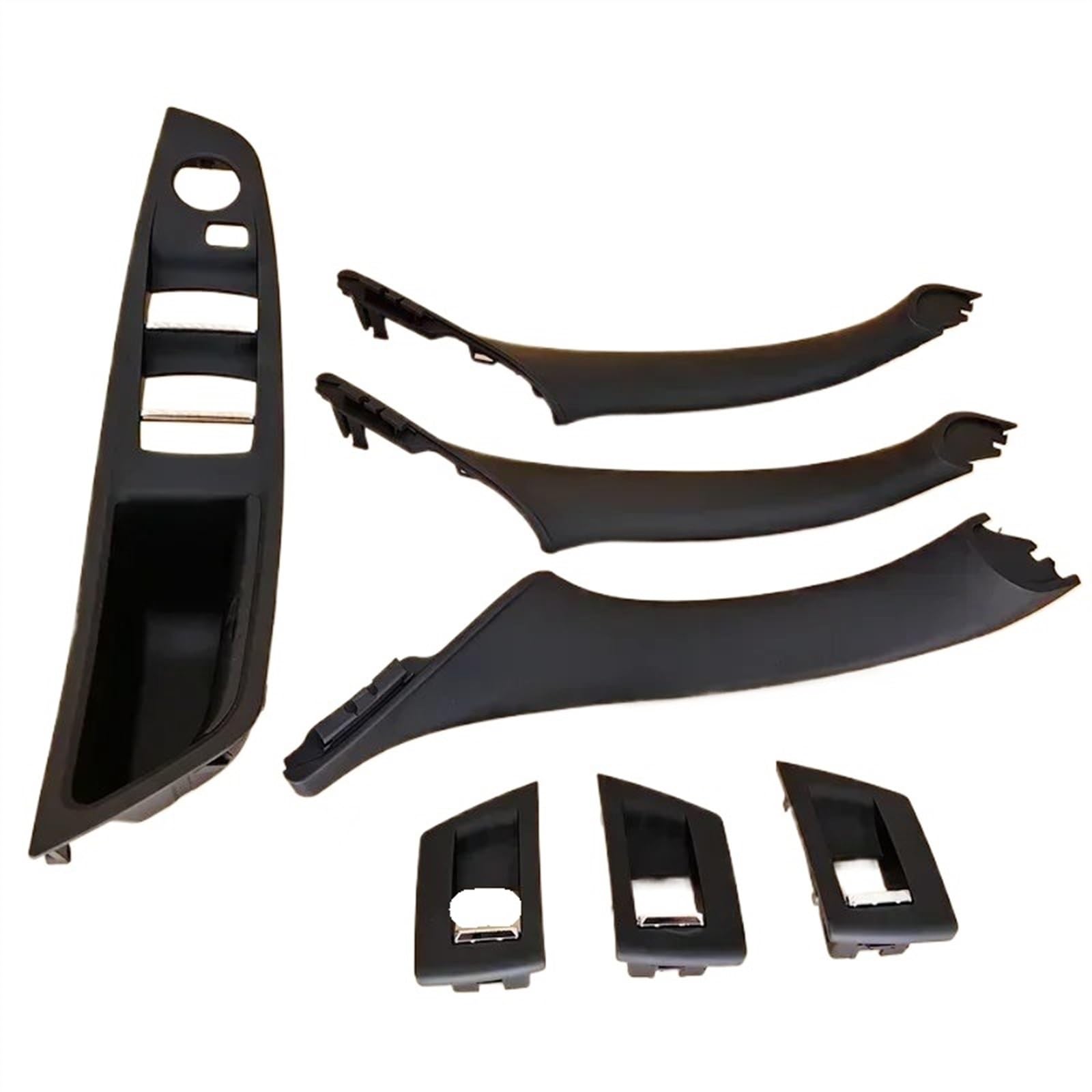 Auto innen Innentür Pull Griff Auto-Innentür-Zuggriff-Panel-Abdeckung Für 5 Series F10 F11 F18 2010 2011 2012 2013 2014 2015 2016 51417225875 Autoteile Autotürgriff innen(Black 1 Set Single) von RRKBDQEL