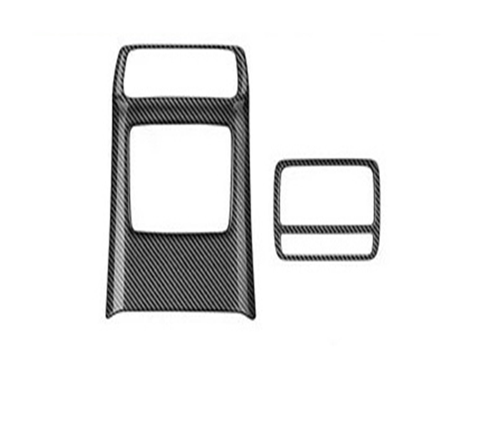 Console Panel Dekorabdeckung Für Mazda CX60 CX 60 CX-60 2022 2023 2024 ABS Carbon Fenster Schalter Abdeckung Klimaanlage Outlet Rahmen Innen Zubehör Panel Abdeckung(High rear AC vent AB) von RRKBDQEL