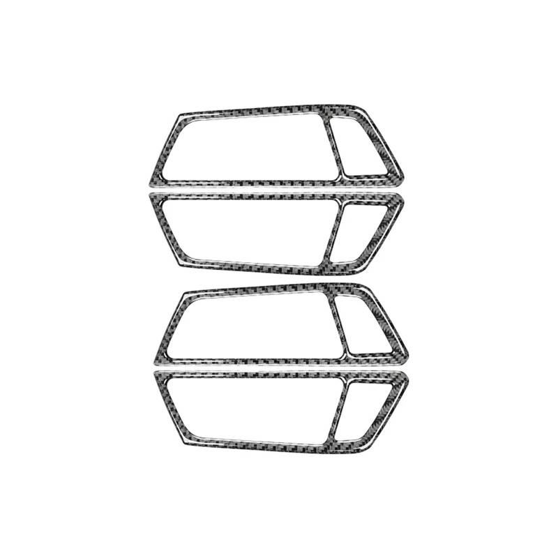 Console Panel Dekorabdeckung Für Q5 2010 2015 2016-2017 Zubehör Kohlefaser Modifikation Auto Innentürgriff Dekorativer Rahmen Abdeckung Zieraufkleber Panel Abdeckung von RRKBDQEL