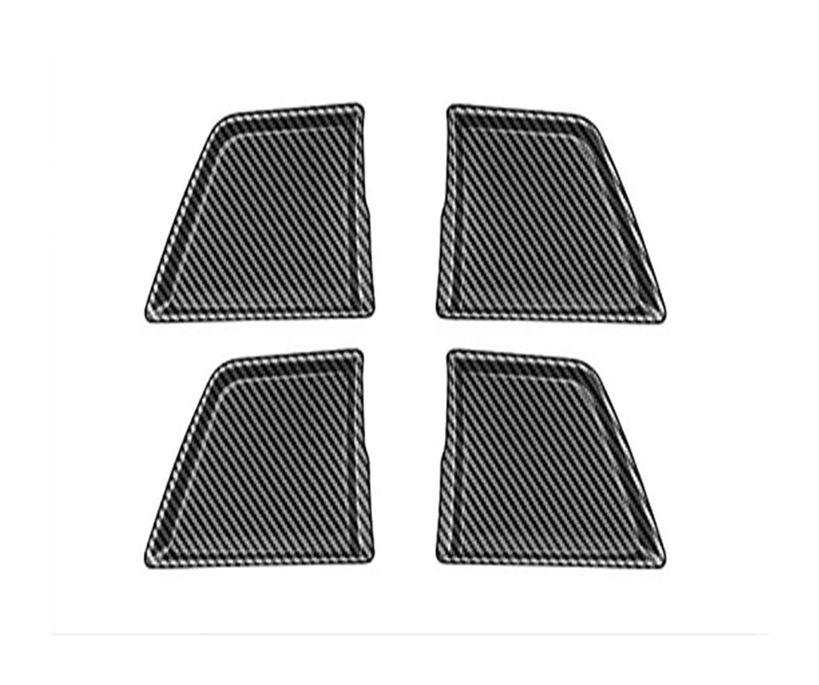 Console Panel Dekorabdeckung Für Toyota Für Tacoma 2024 2025 ABS Carbon Fiber Innen Zubehör Fenster Schalter Lift Schalthebel Abdeckung Trim Panel Auto Styling Panel Abdeckung(Inner door bowl) von RRKBDQEL