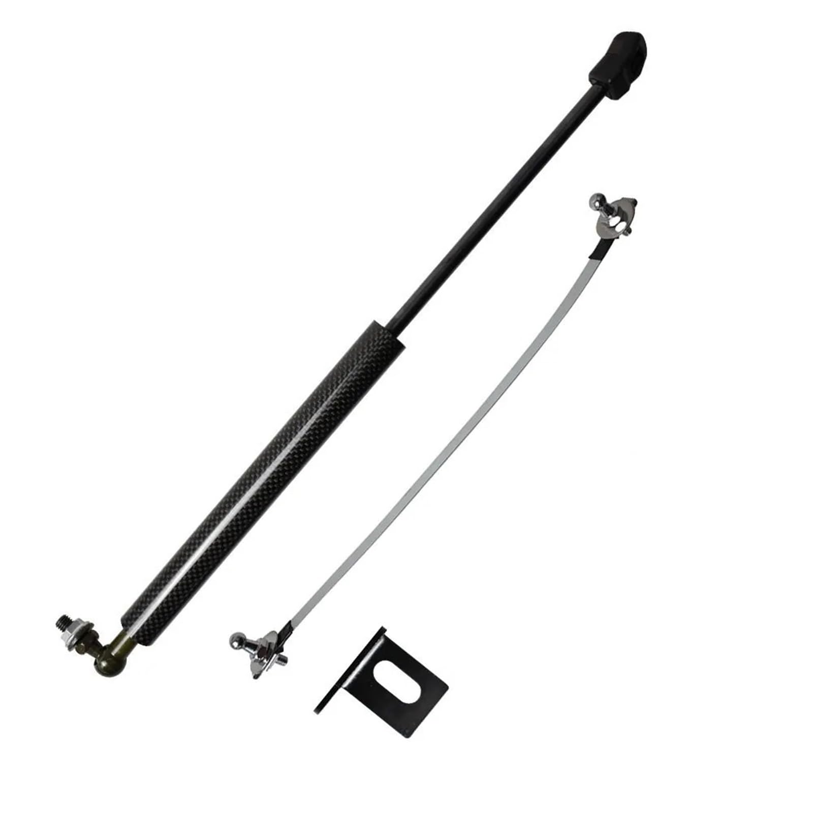 Motorhauben Gasfeder 1PC Für Fluence Für SM3 ZE 2009-2018 Stoßdämpfer Vorne Haube Gas Strut Lift Unterstützung Stoßdämpfer Frühling Unterstützung Hydraulische Gasdruckfeder(Black Carbon Fiber) von RRKBDQEL