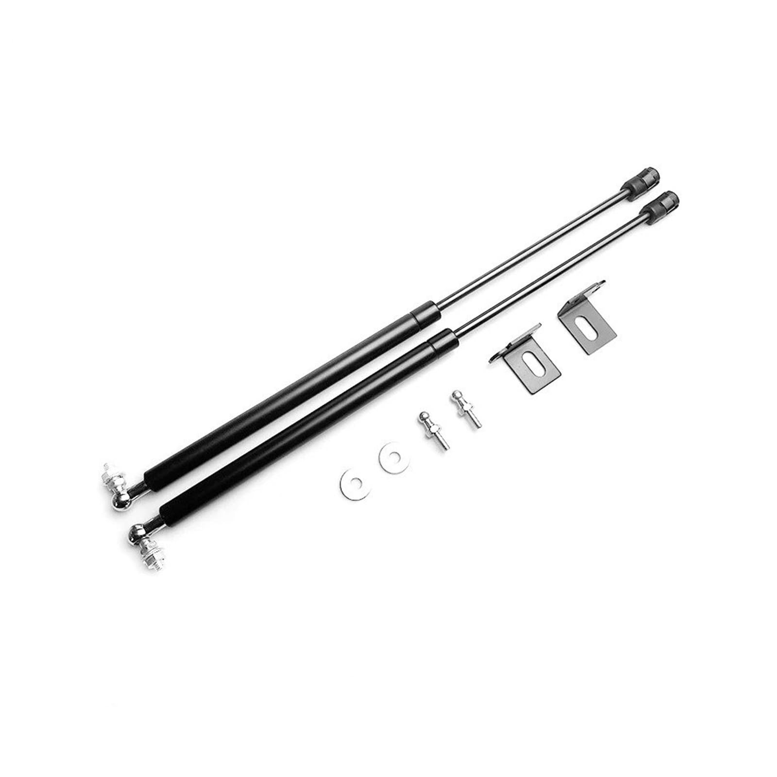 Motorhauben Gasfeder Für VW Polo 2019 2021 2022 2023 2024 AW MK6 Refit Motorhaube Haube Gas Spring Shock Strut Bars Unterstützung Hydraulische Stange Auto-styling Hydraulische Gasdruckfeder(Carbon Sil von RRKBDQEL