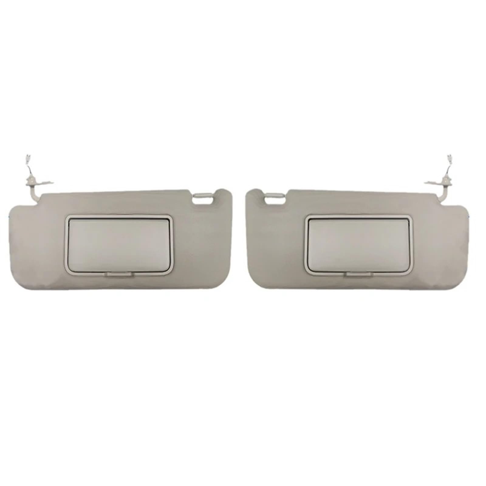 Sonnenblende Auto Front Sonnenblende Zubehör Mit Make-Up Spiegel Mit Licht 5702030U2090 5702030U7154 Für JAC J4 J5 J6 Heyue B15 Innensonnenblende(Beige Pair) von RRKBDQEL