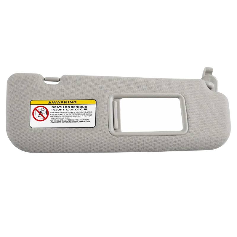 Sonnenblende Auto-Sonnenblende Mit Kosmetikspiegel-Abdeckplatte Für Blockieren Von Sonnenlicht ‎Für Hyundai Für Elantra 2011 2012 2013 2014 2015 852103X000TX 852203X000TX Innensonnenblende(Gray Right von RRKBDQEL