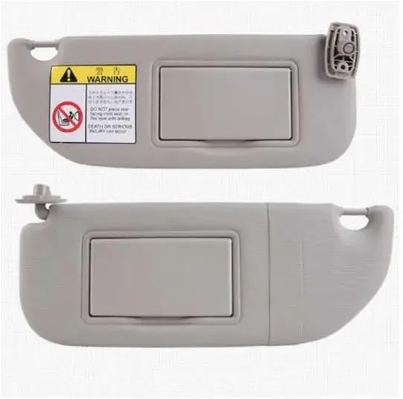 Sonnenblende Dachkonsole Innensonnenblende Mit Spiegel Frontblendenbaugruppe Für Peugeot 301 Für Citroen C2 Für C3 Für Citroen Elysee 2014 2015 2016 2017 Innensonnenblende(Left and Right) von RRKBDQEL