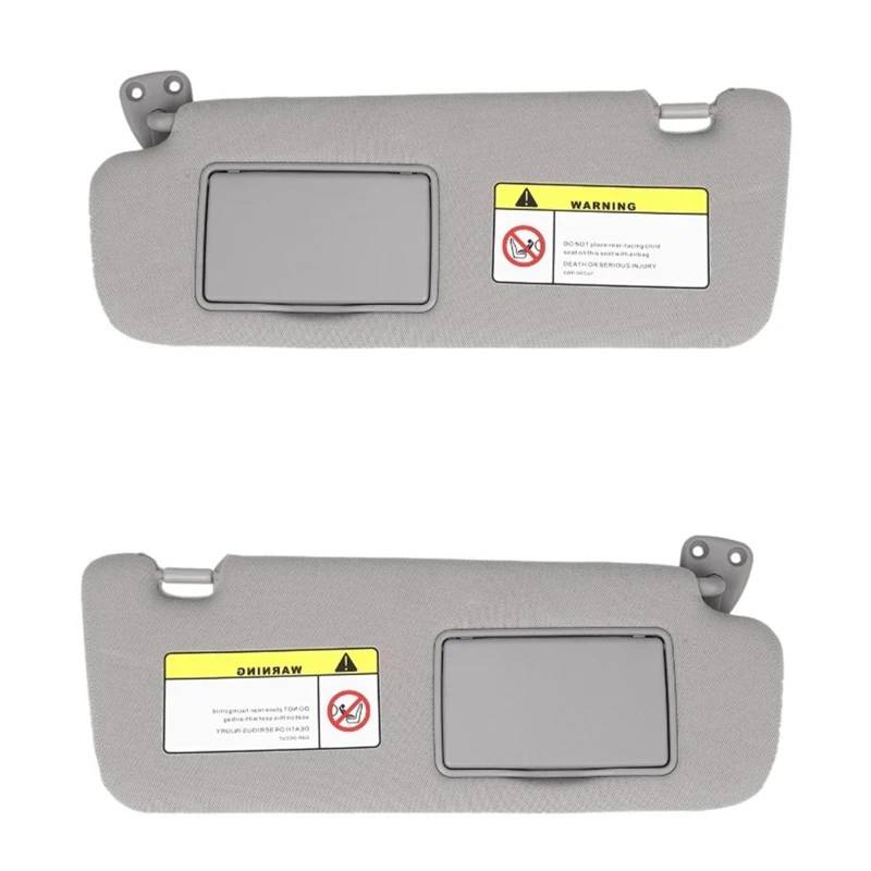 Sonnenblende Geeignetes Visier Haupt-Beifahrer-Schminkspiegel Innen-Autoteile Für Hyundai Sona 2006 2007 2008 852010R300 852010R300 Innensonnenblende(Gray Left Right) von RRKBDQEL