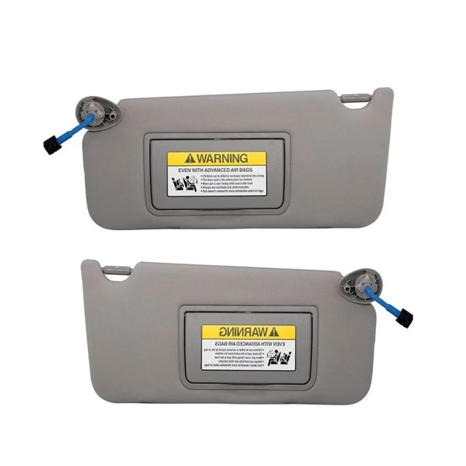 Sonnenblende Graue Sonnenblende Für Fahrerseite Beifahrerseite Links Und Rechts Auto-Sonnenblende Für Accord Für Crosstour 2008 2009 2010 2011 2012 Innensonnenblende(Grey Left and Right) von RRKBDQEL