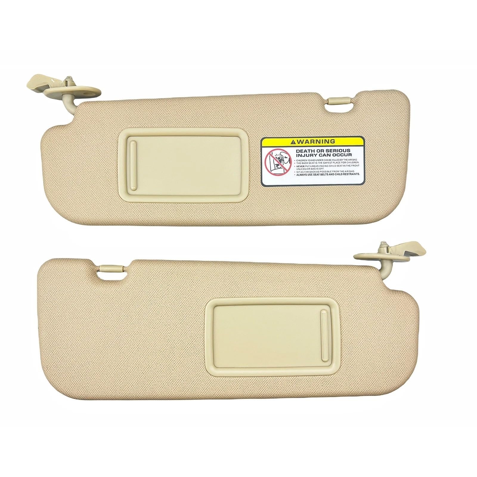 Sonnenblende Paar Sonnenblende Ersetzen Windschutzscheiben-Sonnenschutz Für Hyundai Für Elantra 2011 2012 2013 2014 2015 852103X000TX Innensonnenblende(Beige) von RRKBDQEL