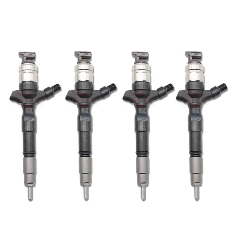 4PCS Motor Common-Rail-injektor Diesel Kraftstoff Injektor 23670-30400 Diesel Motor Teile, for 1KD 2KD 2,5 D von RRYUIOO