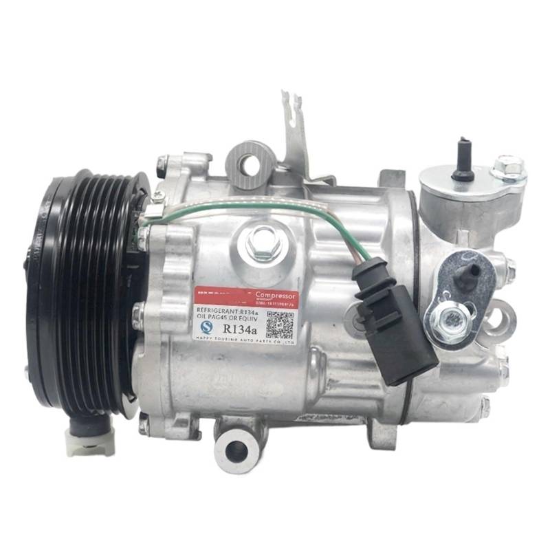 SD6V12 Auto-Klimaanlagen-Kompressor, Kompressor A/C, Kompatibel For POLO 6RF820803A 1S0820803A 1S0820803B 1S0820803C 6RD820803D 6RD820803, Auto-Klimaanlagen-Ersatzteile von RRYUIOO