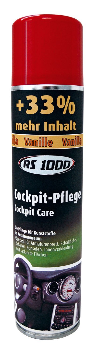 RS1000 57341 Cockpitspray Vanille +33%, 400 ml von RS 1000