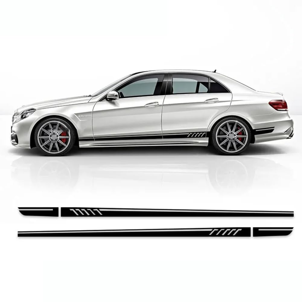 Edition 507 Styling Türseitenstreifen Rockaufkleber, Für M=ercedes B=ENZ E-Klasse W212 S212 A207 C207 W213 S213 A238 C238 E63 AMG von RSPGMKIX