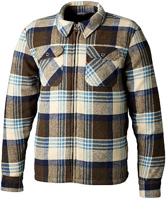 RST Brushed, Textiljacke/Hemd - Braun/Blau - S von RST