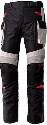 RST Endurance, Textilhose wasserdicht - Schwarz/Hellgrau/Rot - M von RST