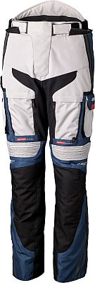 RST Pro Adventure-X, Textilhose wasserdicht - Hellgrau/Blau/Rot/Schwarz - L von RST