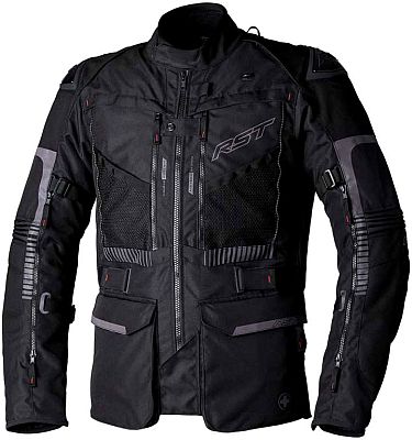 RST Pro Ranger, Textiljacke wasserdicht - Schwarz/Schwarz - 4XL von RST