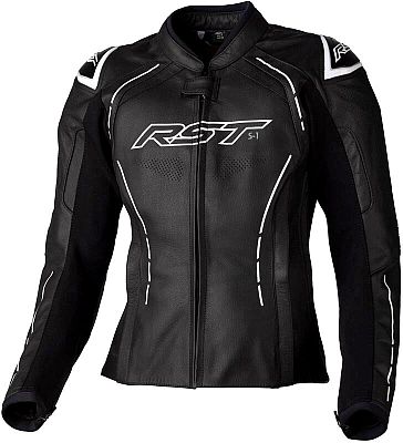 RST S-1, Lederjacke Damen - Schwarz/Weiß - M von RST