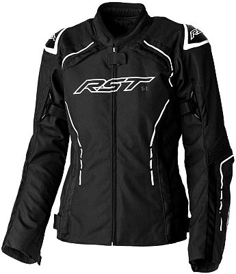 RST S-1, Textiljacke wasserdicht Damen - Schwarz/Weiß - M von RST