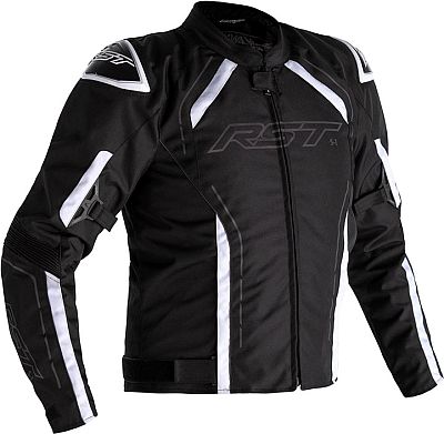 RST S-1, Textiljacke wasserdicht - Schwarz/Weiß - 3XL von RST