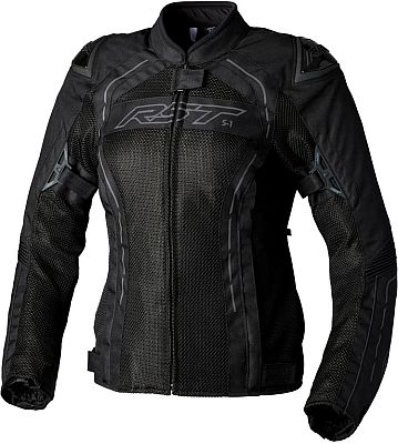 RST S-1 Mesh, Textiljacke wasserdicht Damen - Schwarz/Schwarz - XXL von RST