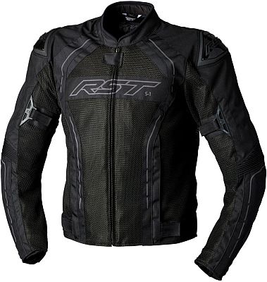 RST S-1 Mesh, Textiljacke wasserdicht - Schwarz/Schwarz - XS von RST