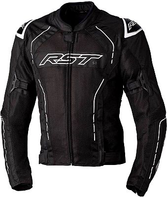 RST S-1 Mesh, Textiljacke wasserdicht - Schwarz/Weiß - XS von RST