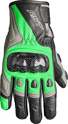 RST Stunt III, Handschuhe - Schwarz/Neon-Grün/Grau - 9 von RST