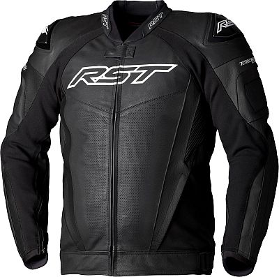 RST TracTech Evo 5, Lederjacke perforiert - Schwarz/Schwarz - 4XL von RST